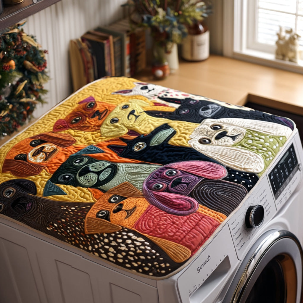 Barkside Magic Quilted Washer and Dryer Cover