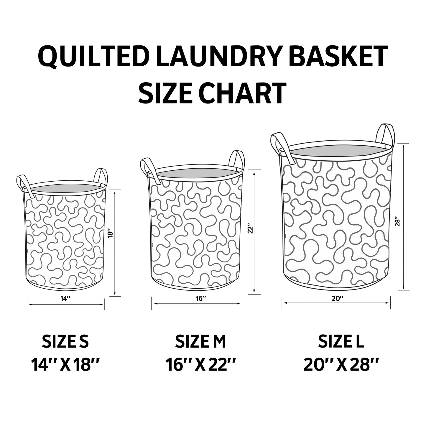 Clever Cat Quilted Laundry Basket