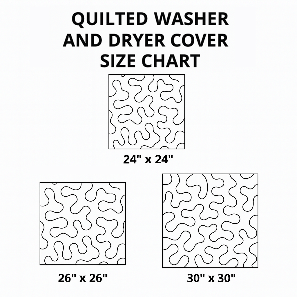 Barkside Magic Quilted Washer and Dryer Cover