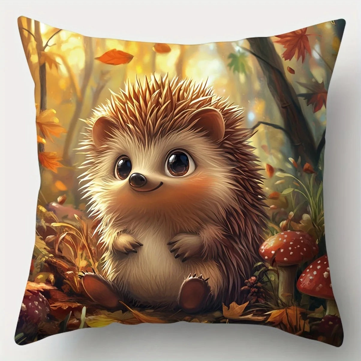 Hedgehog Cuddle – Sweet Forest Pillowcase