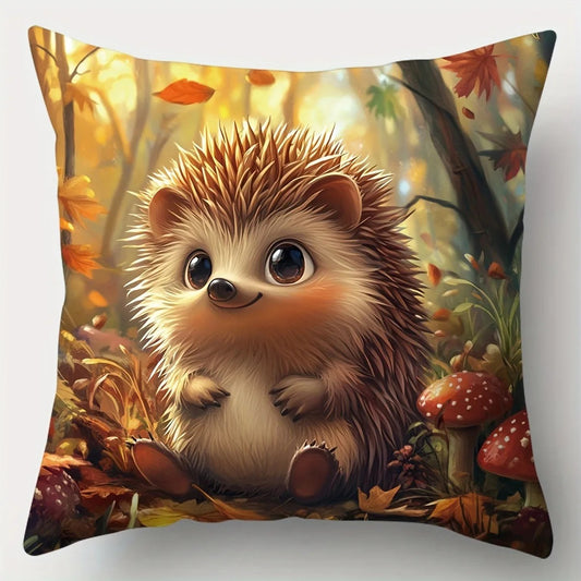 Hedgehog Cuddle – Sweet Forest Pillowcase