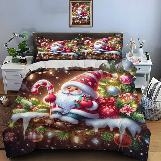 Butterfly Bloom Gnome Duvet Set