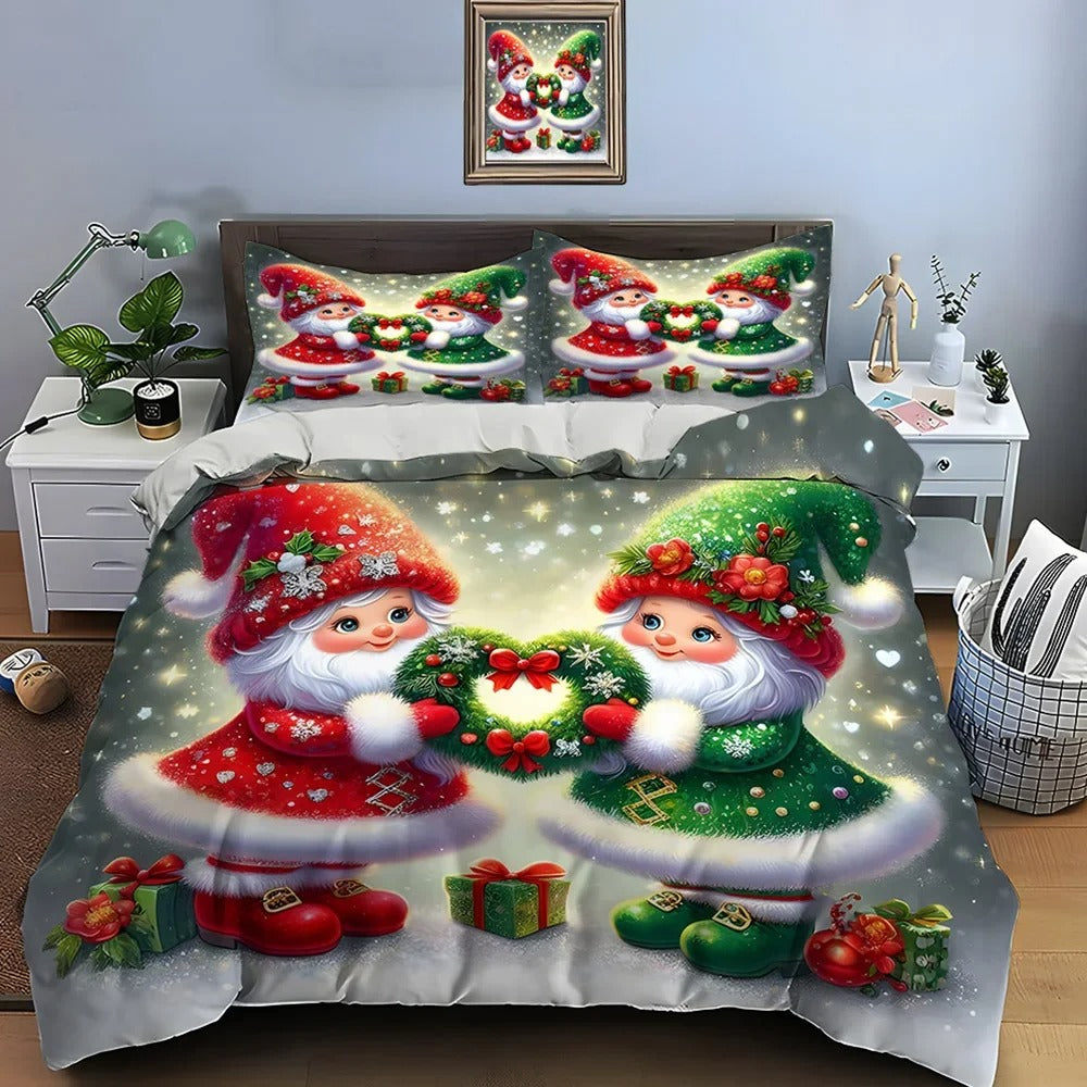 Sparkling Gifts Santa Duvet Set