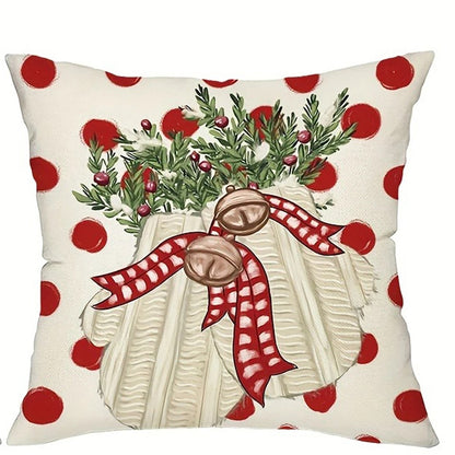Cozy Mittens & Holly Berry Pillowcase